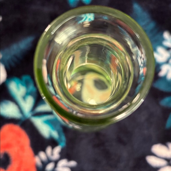 Vintage Green Glass Carafe - Picture 3 of 4